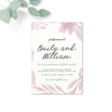 Blossom Personalised Wedding Postponement Card