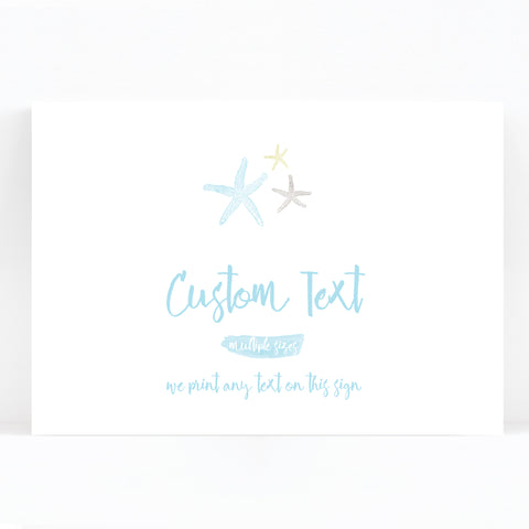 Estrella Custom Wedding Sign / Print