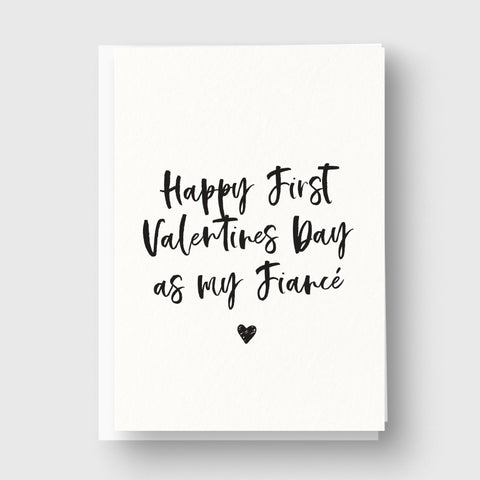 First Valentines Day Personalised Card