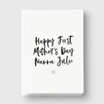 First Mothers Day Personalised Card - Nana, Nanny, Grandma