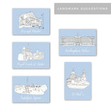 London Landmarks Illustrated Wedding Table Names