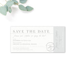 Destination Personalised Save the Date Boarding Pass