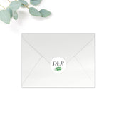 Richmond Personalised Round Wedding Seal Stickers for Envelopes