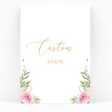 Rosa Custom Wedding Sign / Print