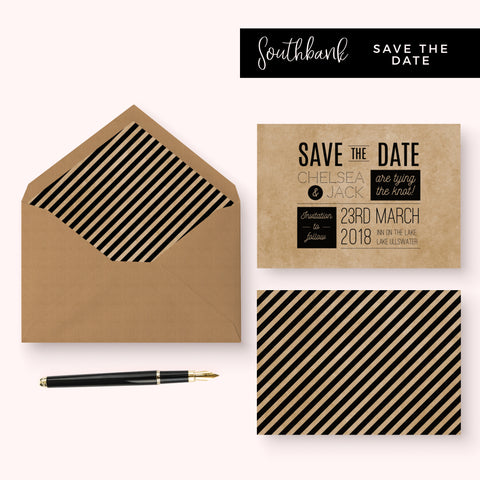 Southbank Personalised Save the Date