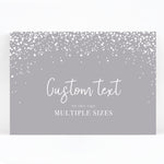 Stardust Custom Wedding Sign / Print