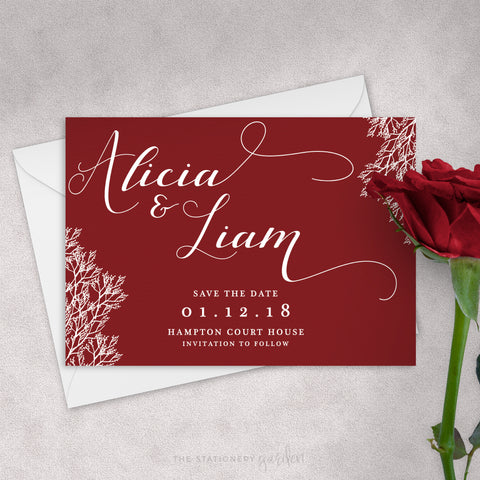 Ruby Personalised Save the Date