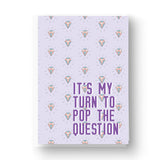Violet 'Pop the Question' Bridesmaid / Maid of Honour Card